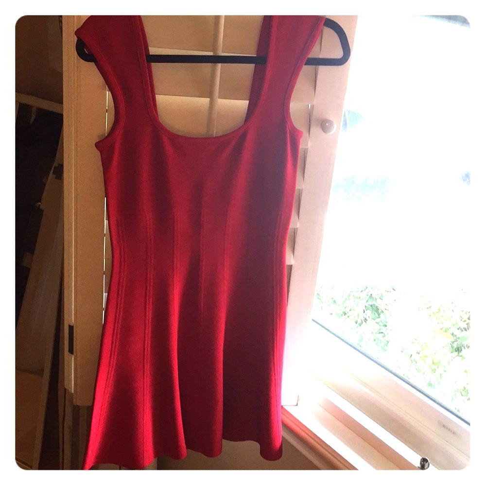 Mini Red bebe dress